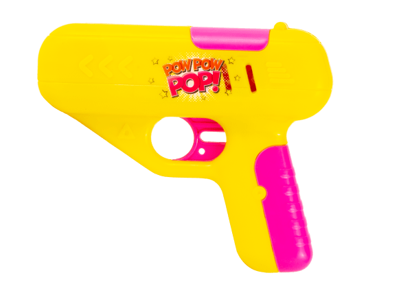 Pow Pow Pop Lizak-Zabawka Pistolet Lizak O Smaku Truskawkowym