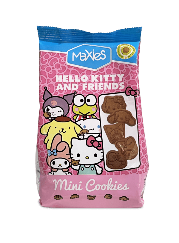 Maxies Hello Kitty & Friends Zbożowe Ciasteczka z Kakao 100g
