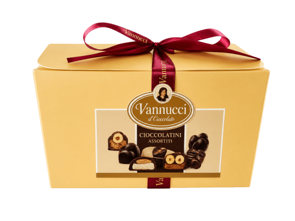 Vannucci Cioccolatini Assortiti Zestaw Wybornych Włoskich Pralin 180g