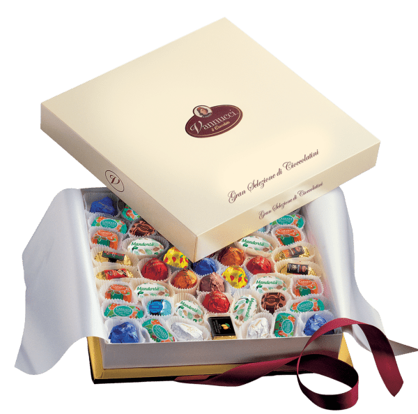 Vannucci Gran Selezione di Cioccolatini Bogata Kolekcja Luksusowych Pralin Premium 490g