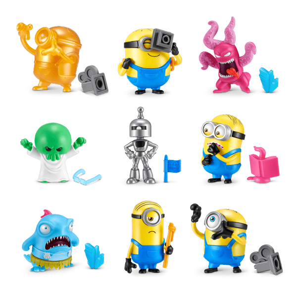 ZURU Gumi Yum Minionki Tęczowe Jajko z Niespodzianką z Owocowymi Żelkami 26g