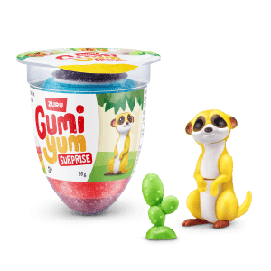 ZURU Gumi Yum Wild Life Tęczowe Jajko z Niespodzianką z Owocowymi Żelkami 26g ZURU Gumi Yum Wild Life Tęczowe Jajko z Niespodzianką z Owocowymi Żelkami 26g