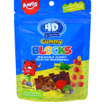 Amos Żelki Klocki 4D Do Budowania Gummy Blocks 100g