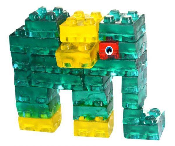 Amos Żelki Klocki 4D Do Budowania Gummy Blocks 100g