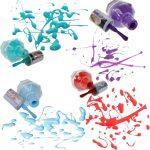 Kraina lodu Frozen duży zestaw lakierów do paznokci & separator