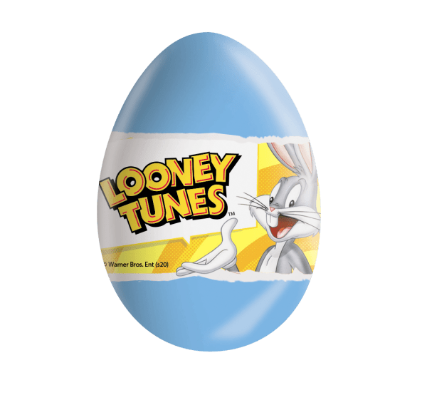 Czekoladowe jajko niespodzianka 20g Looney Tunes karton 24 sztuki
