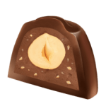 Czekoladowe nadziewane praliny Blue Moon z orzechem laskowym 152g