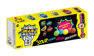 Brain Blasterz Brain Breakerz kwaśne landrynki 45g Brain Blasterz Brain Breakerz kwaśne landrynki 45g