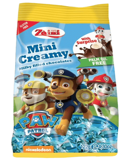 Czekoladowe praliny z kremowym nadzieniem Psi Patrol 122g