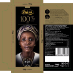Czekolada gorzka 100% Women of Cocoa 75g karton 12 sztuk