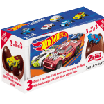 Czekoladowe jajko niespodzianka 3pak 60g Hot Wheels