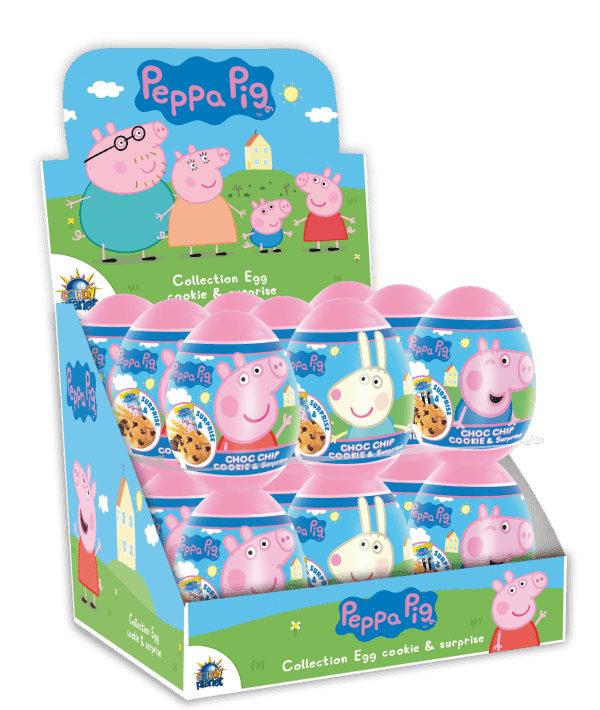 Jajko z niespodzianką i ciastkiem 5,5g Świnka Peppa