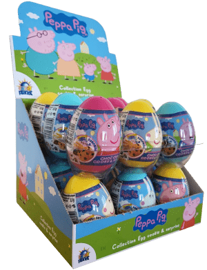 Jajko z niespodzianką i ciastkiem 5,5g Świnka Peppa