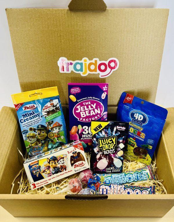 Duży zestaw prezentowy mix słodyczy zagranicznych dla dzieci 735g