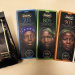 Zestaw prezentowy włoskie czekolady gorzkie Zaini Women of cocoa 415g