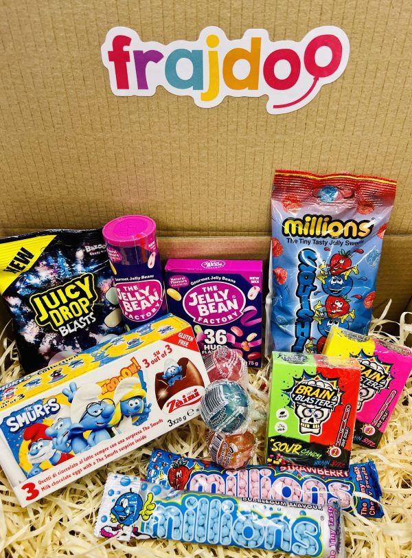 Zestaw prezentowy mix słodyczy zagranicznych dla dzieci 693g