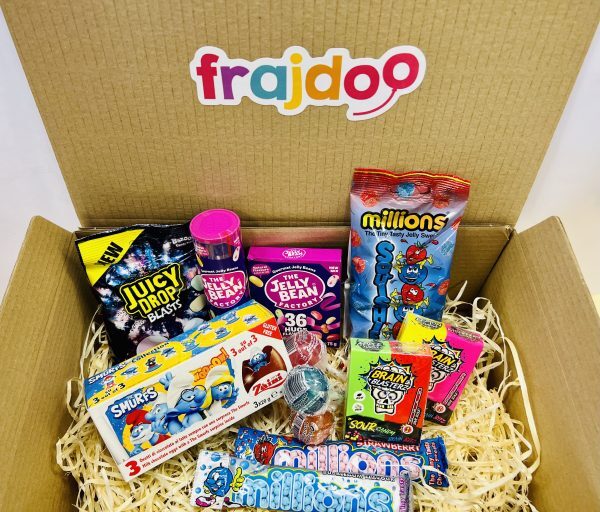 Zestaw prezentowy mix słodyczy zagranicznych dla dzieci 693g