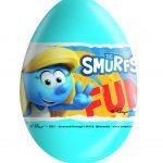 Czekoladowe jajko niespodzianka 20g Smerfy karton 24 sztuki