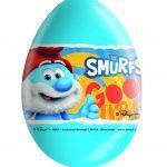 Czekoladowe jajko niespodzianka 20g Smerfy karton 24 sztuki