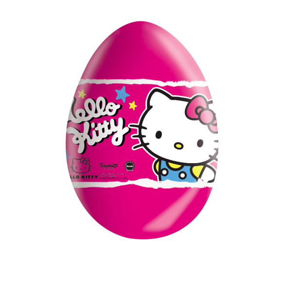 Czekoladowe jajko niespodzianka 20g Hello Kitty karton 24 sztuki