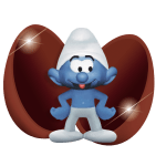 Czekoladowe jajko niespodzianka 20g Smerfy karton 24 sztuki