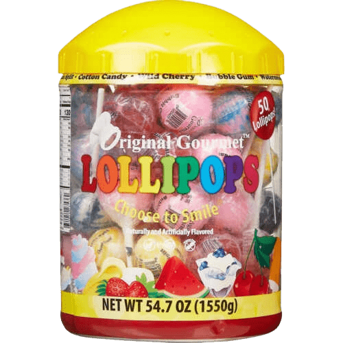 Original Gourmet amerykańskie lizaki tuba 50 sztuk x 31g