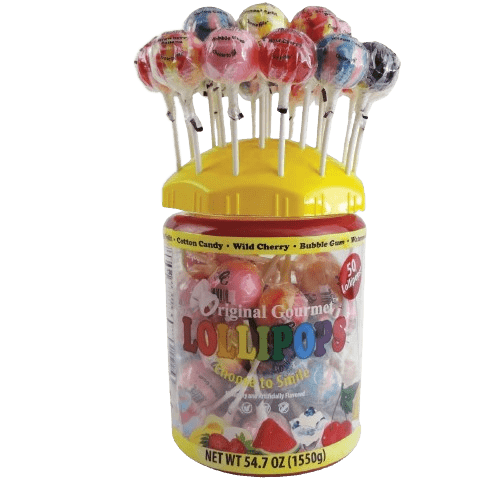 Original Gourmet amerykańskie lizaki tuba 50 sztuk x 31g