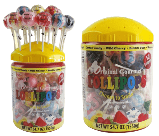 Original Gourmet amerykańskie lizaki tuba 50 sztuk x 31g