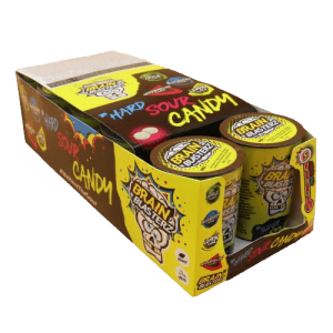 Brain Blasterz Super Sour Candy Kwaśne Cukierki Hard Candy 38g Brain Blasterz Super Sour Candy Kwaśne Cukierki Hard Candy 38g