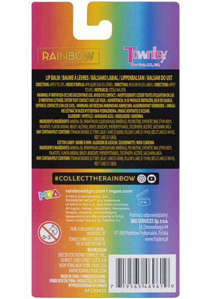 Rainbow High Smakowe Balsamy Do Ust 2-Pak Zestaw