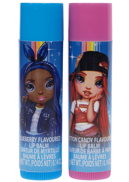 Rainbow High Smakowe Balsamy Do Ust 2-Pak Zestaw