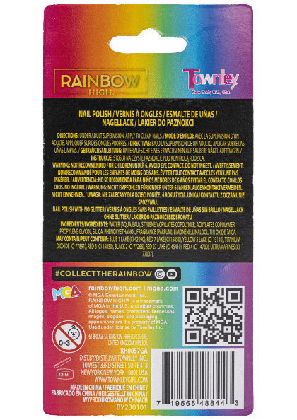 Rainbow High Zestaw Lakierów Do Paznokci 2-Pak