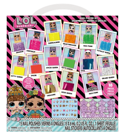 LOL Surprise! Mega Zestaw 15 Lakierów Do Paznokci