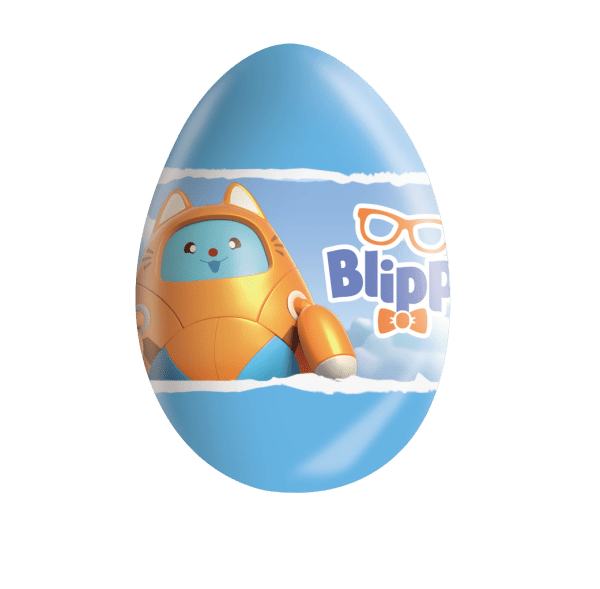 Czekoladowe jajko niespodzianka 20g Blippi karton 24 sztuki