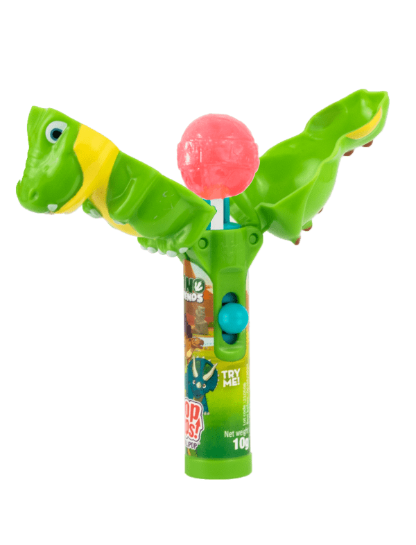 Pop Ups Lollipop Dino Friends Wysuwany Lizak-Zabawka Karton 12 Sztuk