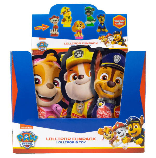 Fun Pack Paw Patrol Lizak Z Niespodzianką Psi Patrol Mix 24 Sztuki Karton