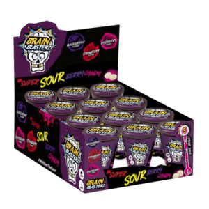Brain Blasterz Sour Berry Candy Kwaśne Cukierki Hard Candy 48g Brain Blasterz Sour Berry Candy Kwaśne Cukierki Hard Candy 48g