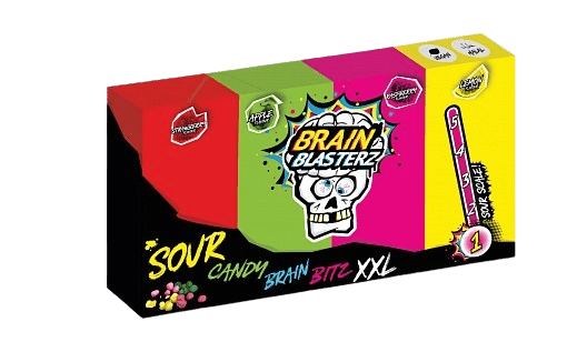 Brain Blasterz Brain Bitz XXL kwaśne mini cukierki 144g
