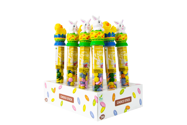 Draże Czekoladowe - Lentilki Na Wielkanoc Zajączek Kurczaczek Karton 12 Sztuk