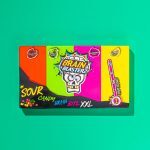 Brain Blasterz Brain Bitz XXL kwaśne mini cukierki 144g