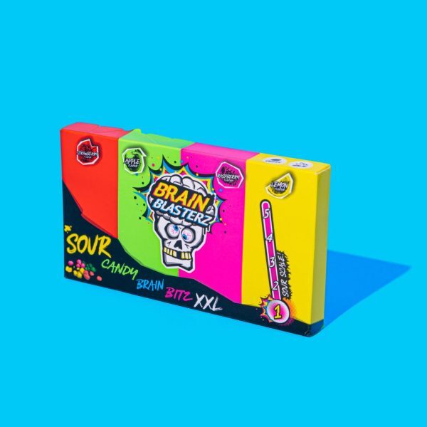 Brain Blasterz Brain Bitz XXL kwaśne mini cukierki 144g