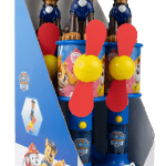 Mega Wiatraczek Cool Fan XXL 40cm z owocowymi żelkami Psi Patrol Chase 25g