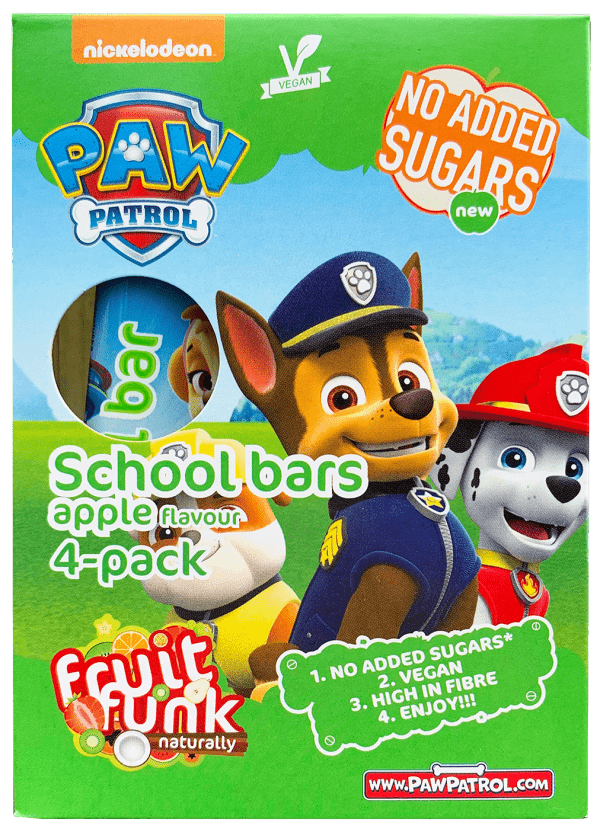 Fruit Funk Psi Patrol Zdrowe Owocowe Batoniki O Smaku Jabłkowym 4pak 4x20g