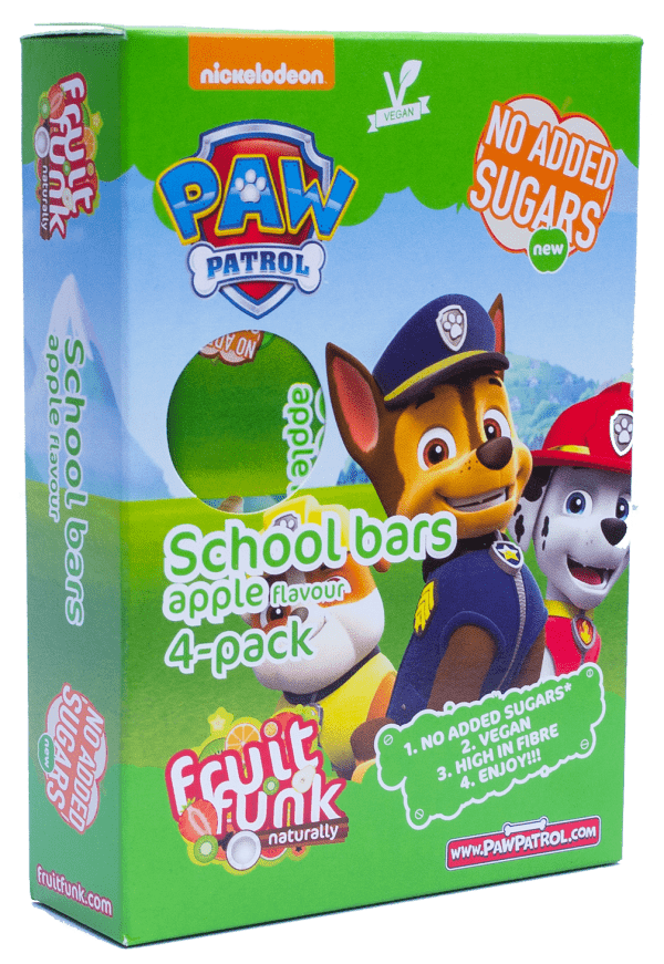Fruit Funk Psi Patrol Zdrowe Owocowe Batoniki O Smaku Jabłkowym 4pak 4x20g