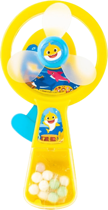 Wiatraczek Squeezie Fan Z Cukierkami Mix Psi Patrol Baby Shark Świnka Peppa Karton 10 x 5g