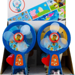 Wiatraczek Squeezie Fan Z Cukierkami Mix Psi Patrol Baby Shark Świnka Peppa Karton 10 x 5g