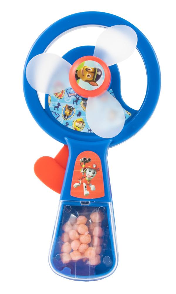 Wiatraczek Squeezie Fan Z Cukierkami Mix Psi Patrol Minionki My Little Pony Karton 10 x 5g