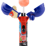 Pop Ups Lollipop Mix Wysuwany Lizak-Zabawka Mix Psi Patrol Minionki Batman Miraculum Karton 12 x 10g