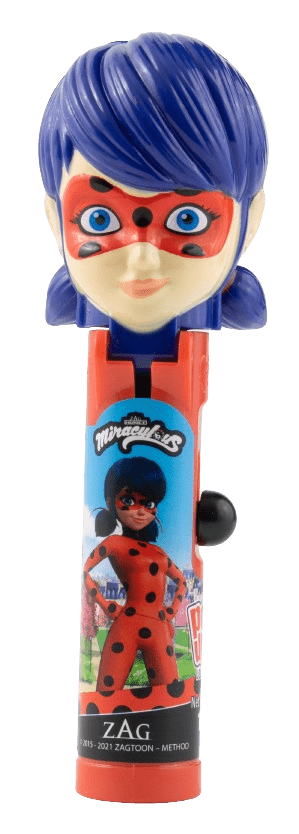 Pop Ups Lollipop Mix Wysuwany Lizak-Zabawka Mix Psi Patrol Minionki Batman Miraculum Karton 12 x 10g