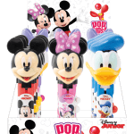 Pop Ups Lollipop Disney Mix Wysuwany Lizak-Zabawka Mix Postaci Myszka Mickey Minnie Kaczor Donald Daisy Karton 12 x 10g